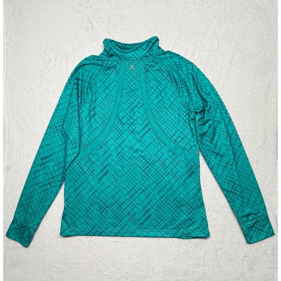 Tek Gear Warm Tek Women's XL Teal NWT Quarter Zip Retail $40 Activewear - Picture 8 of 9